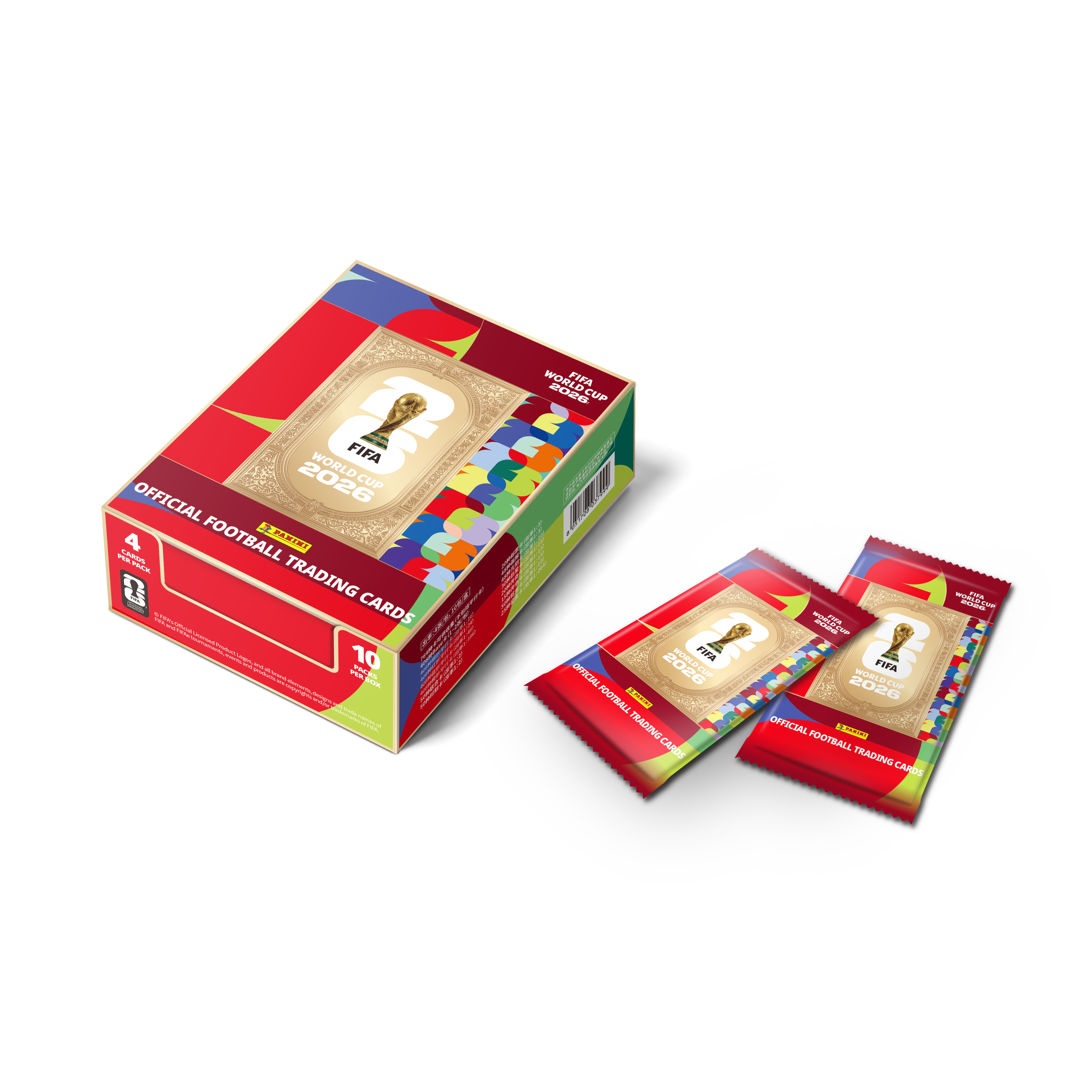 【普通版】panini《FIFA WORLD CUP2O26》官方足球收藏卡盲盒（代拆）