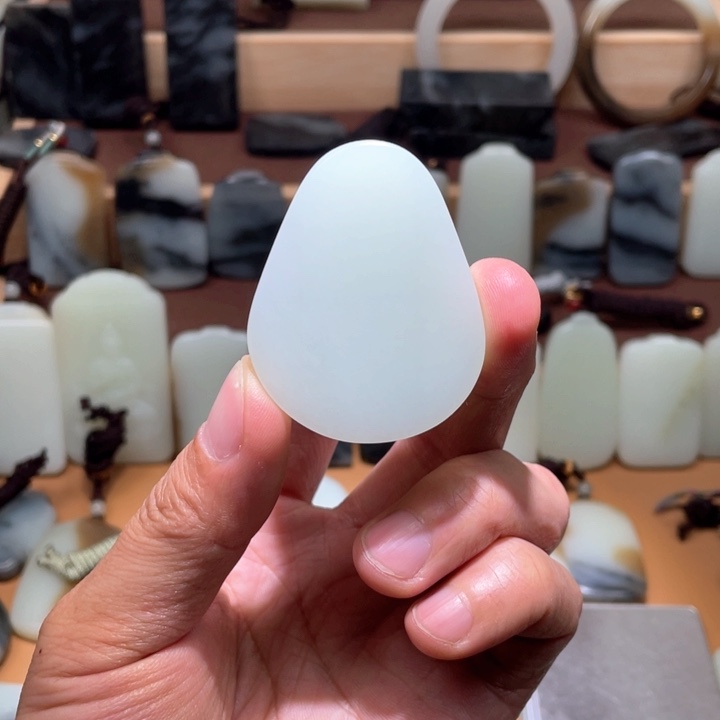 和田玉平安牌未镶嵌