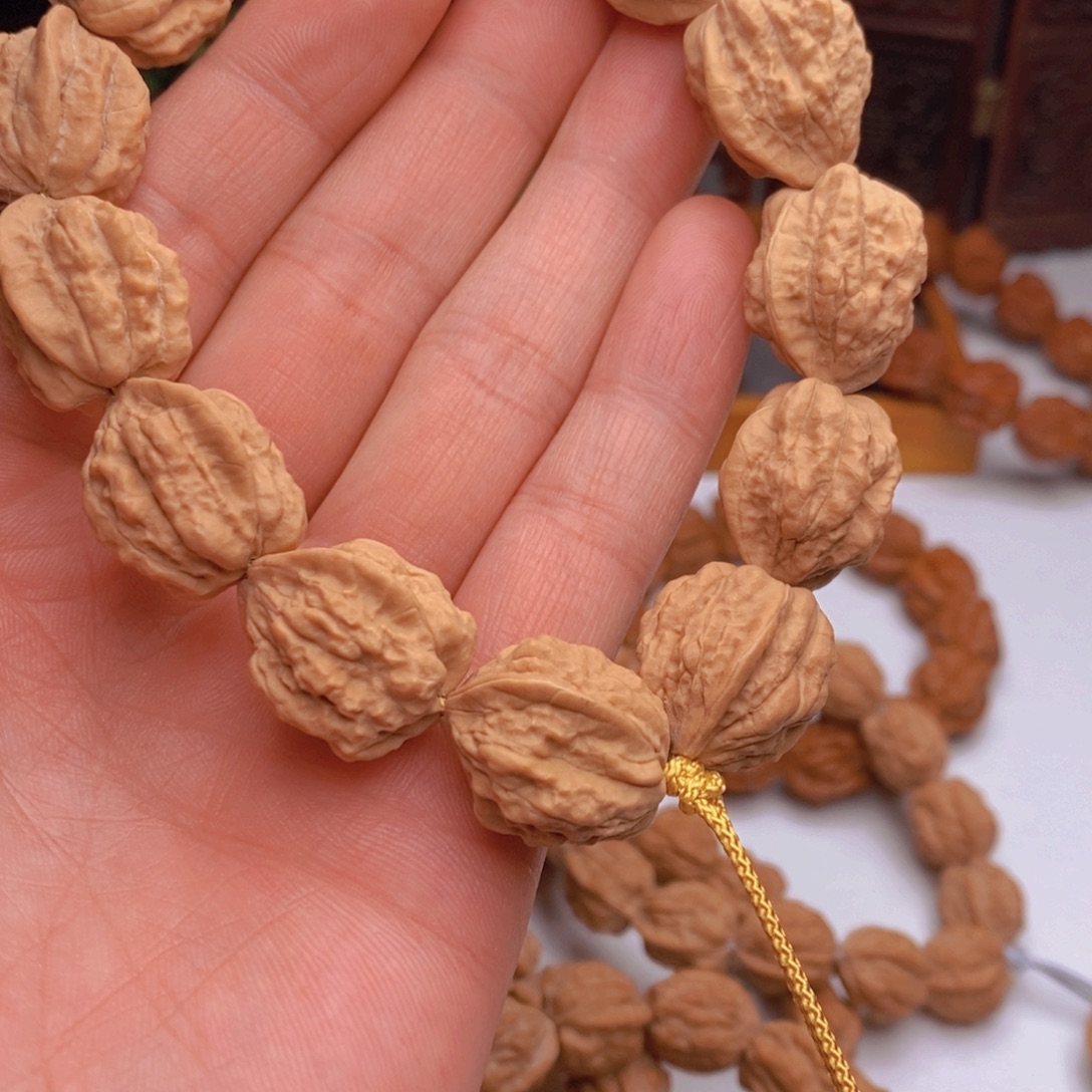 手串桃核蛤蟆头尺寸19