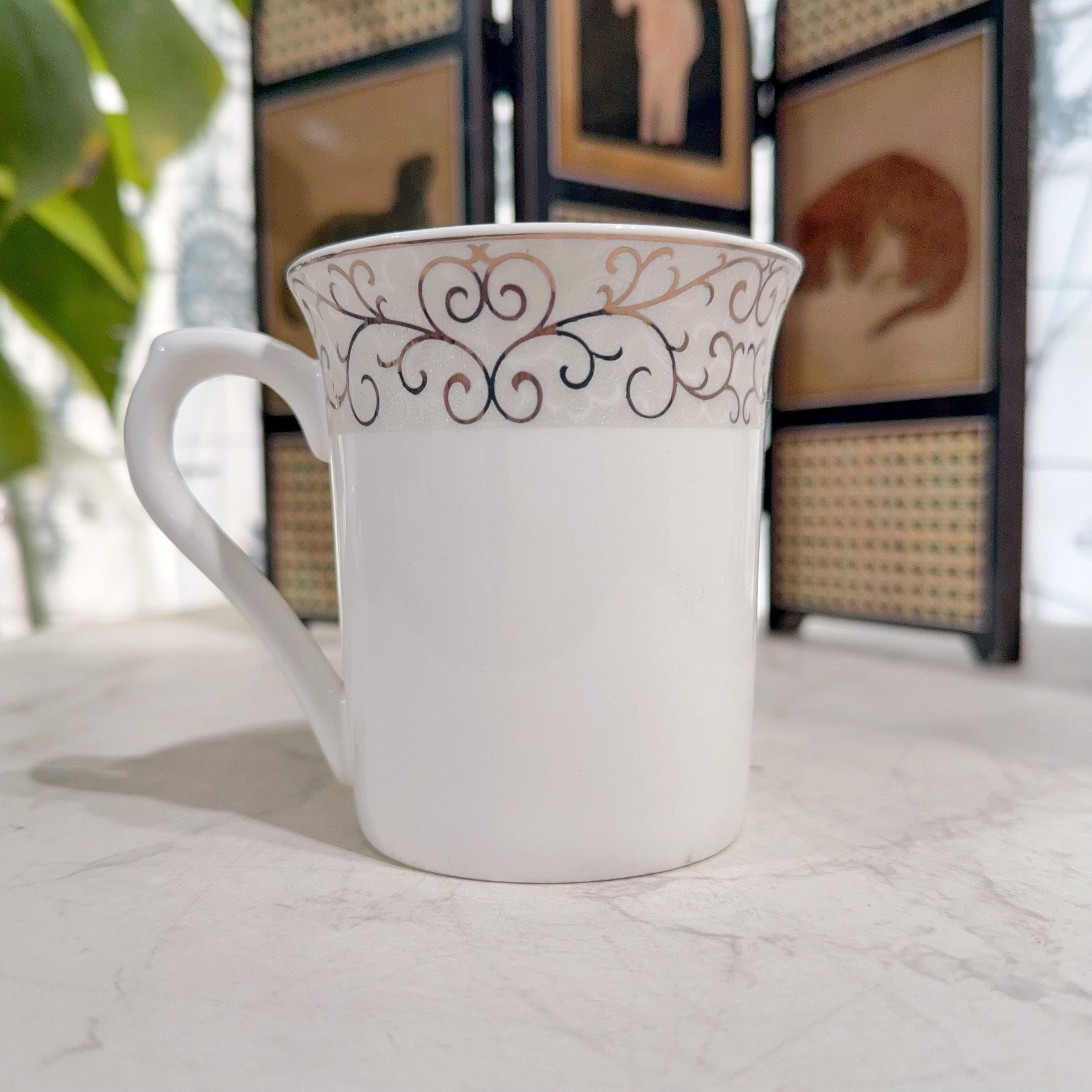 【磨砂哑光马克杯】300ml喝水杯茶杯咖啡杯夏天家用杯 外贸骨瓷餐具