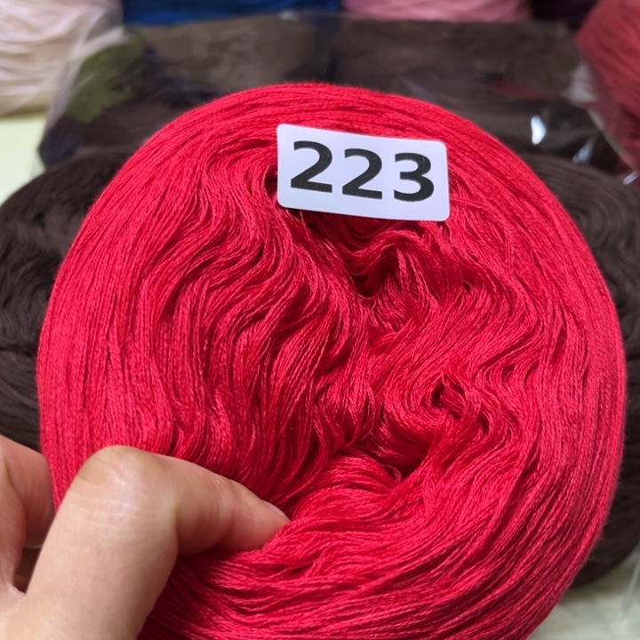 羊毛混纺中国红两斤