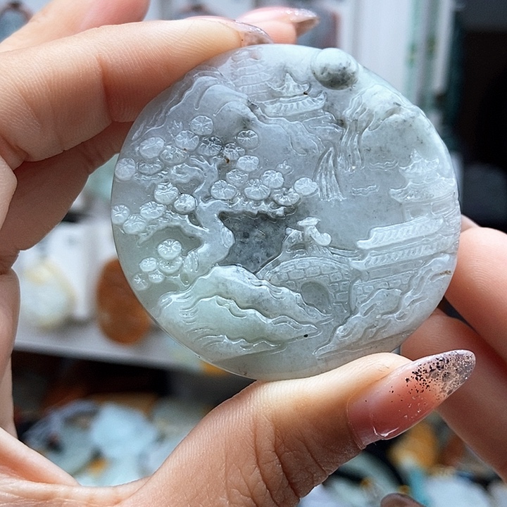 翡翠未镶嵌颈饰翡翠