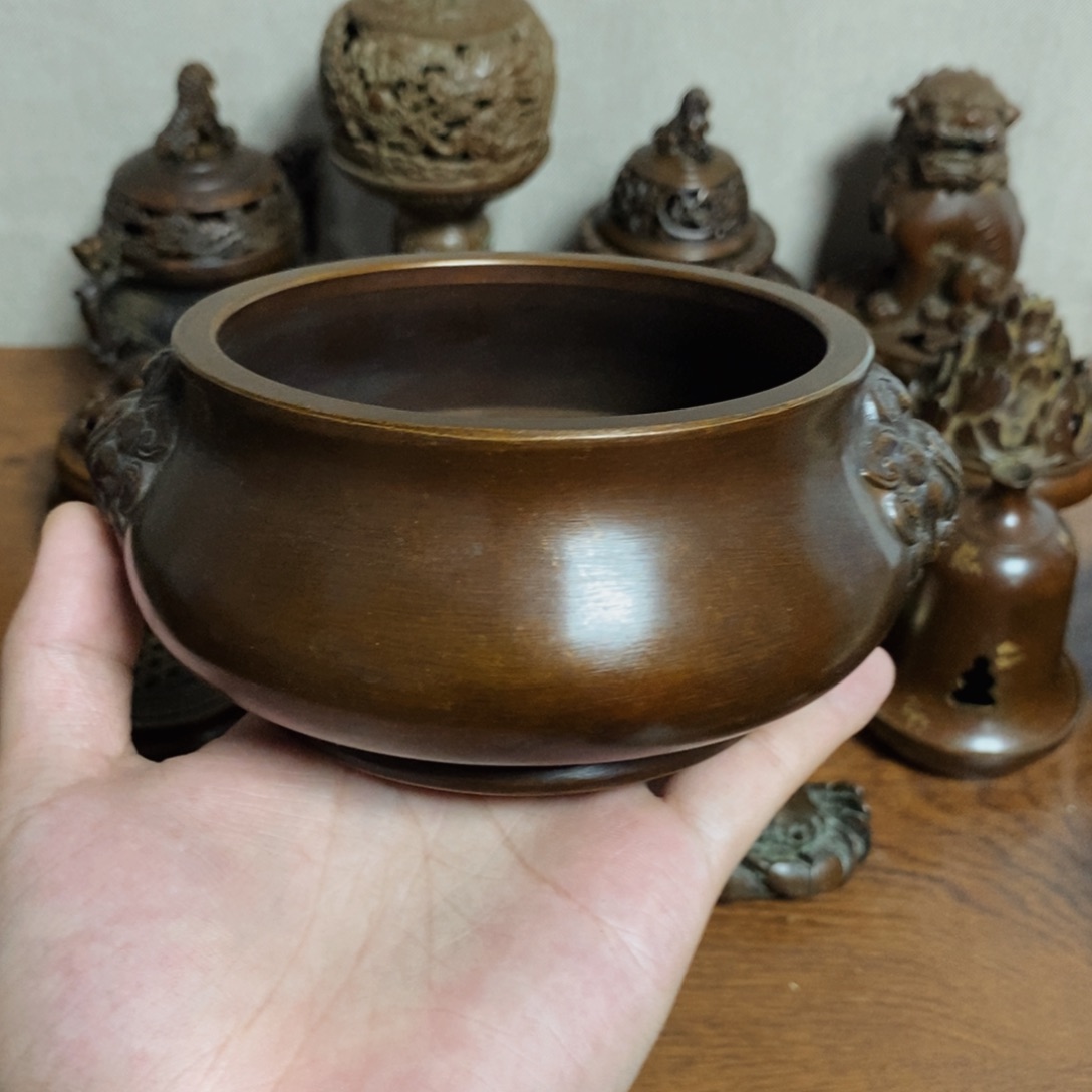 铜盛世铜炉铜器香炉工艺品