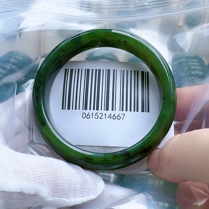 和田玉（碧玉）手镯未镶嵌6162