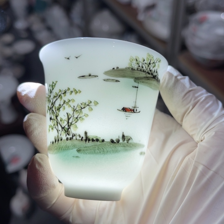 醴陵高温瓷釉下手绘