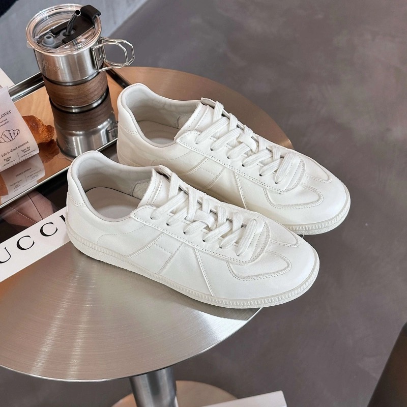 GershonBram “常青”系列新款4cm真皮德训休闲板鞋