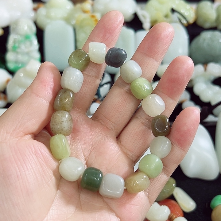 和田玉（糖玉）手链未镶嵌