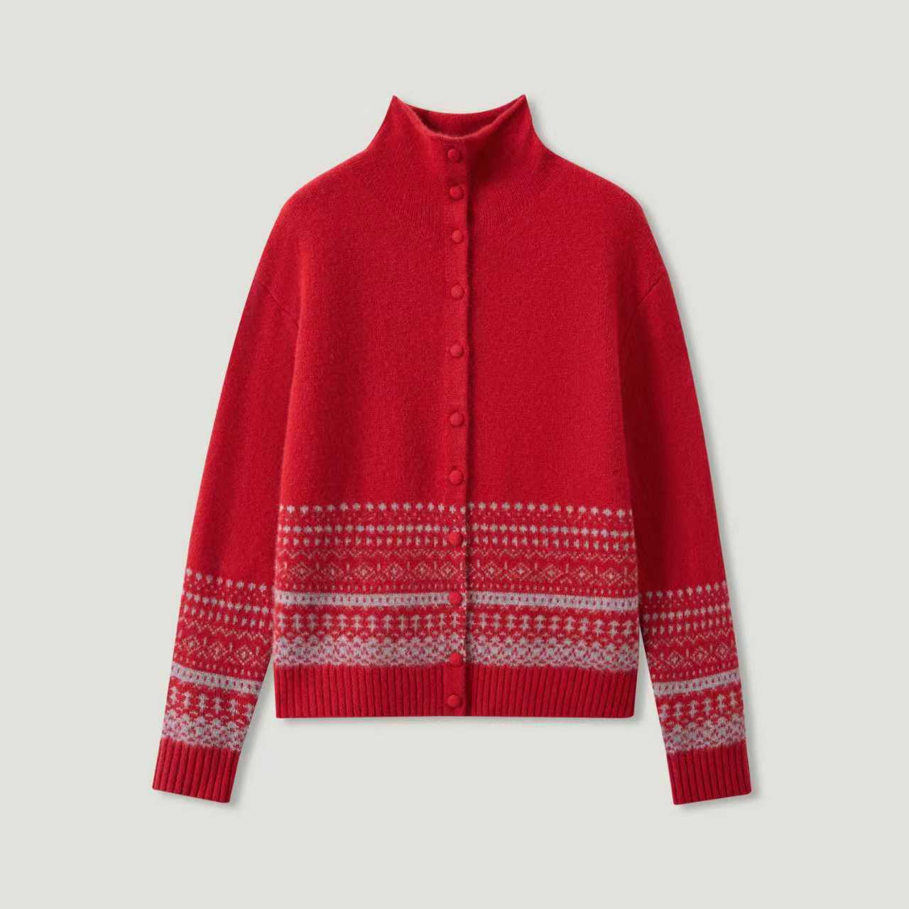 【达】King Deer/鹿王羊绒新款女式时尚百搭羊绒外套L805757