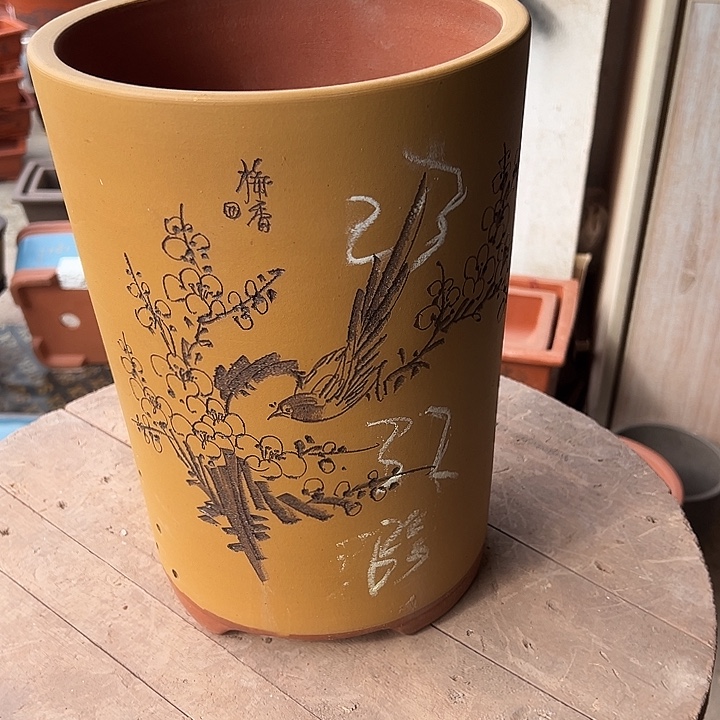 紫砂花盆透气花盆