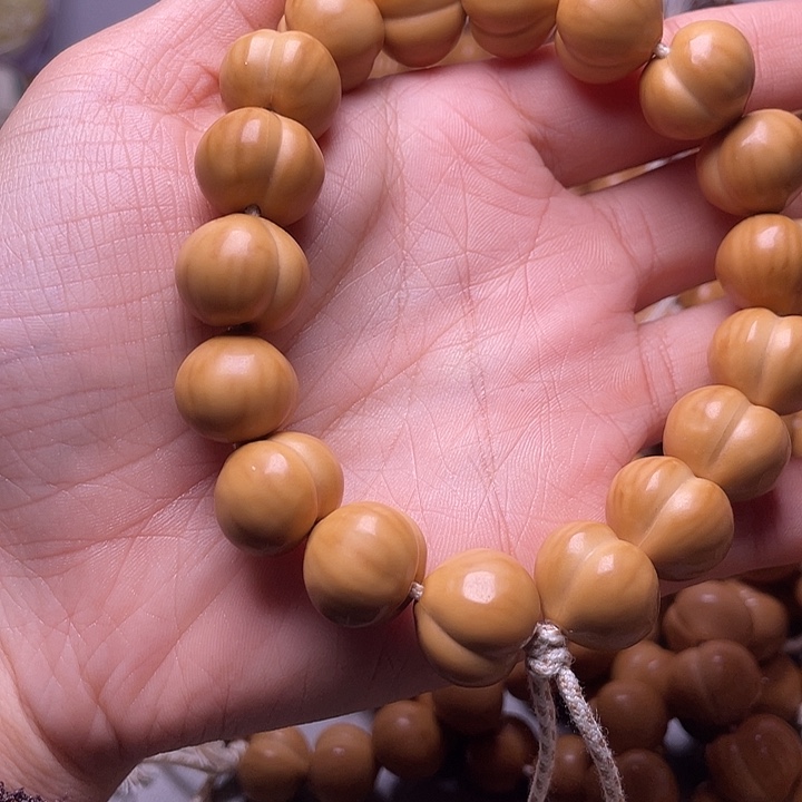 ༺***༻手串猴头核桃16尺寸镜面柯基屁桃手持全品无暇