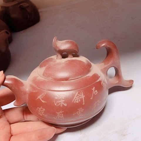 茶杯绿泥宜兴紫砂全手工制作