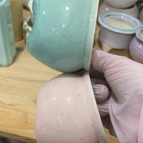 红陶陶瓷多肉花盆