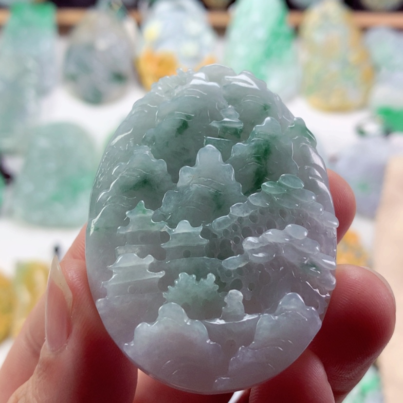 【闪购商品】翡翠吊坠(不含链)未镶嵌