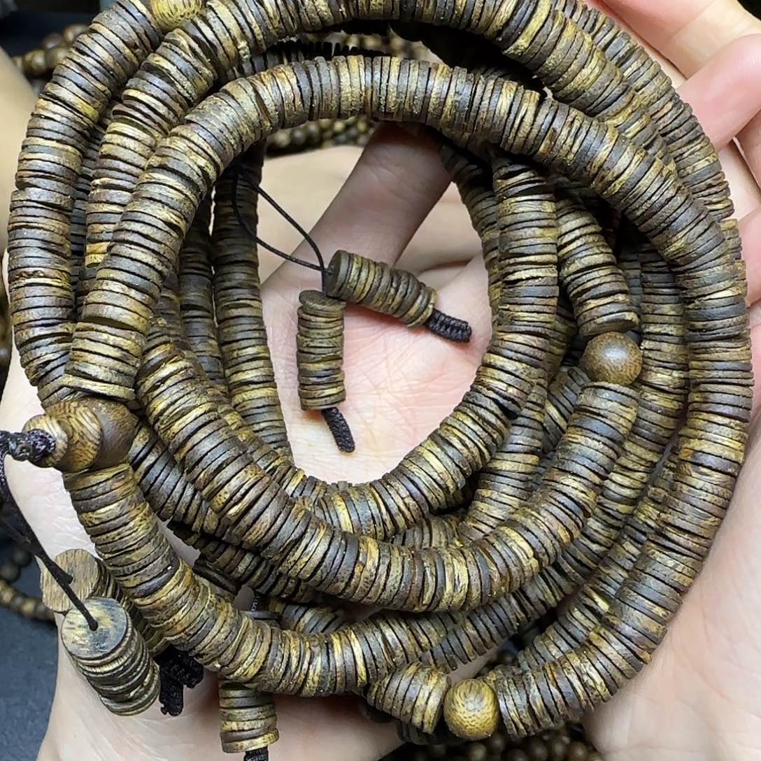 沉香碎屑沉香+沉水浮0.8片片珠多圈36克加多样性发一