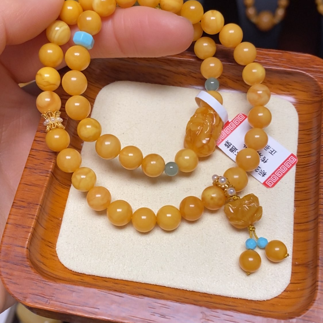 【闪购商品】蜜蜡手链未镶嵌手串