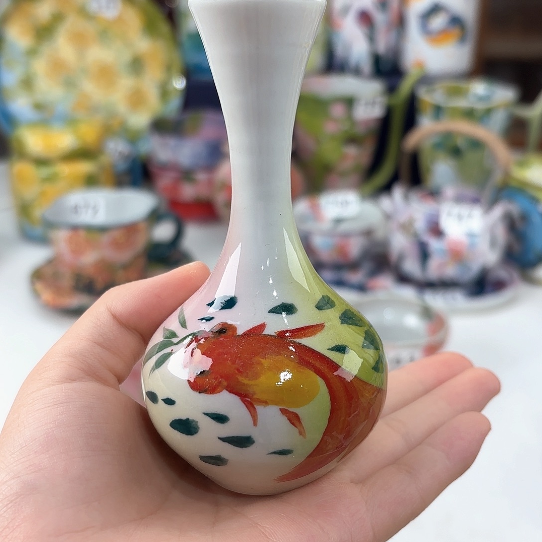 景德镇手绘高温釉下彩陶瓷茶具