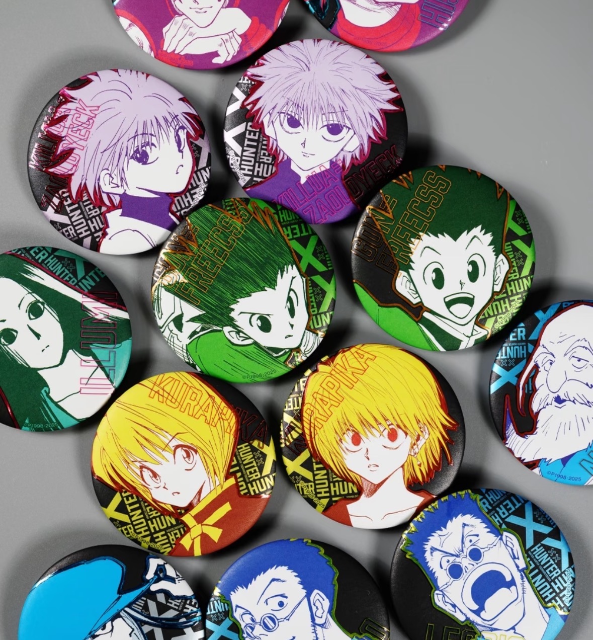 【全职猎人】上海js 原画浮雕吧唧