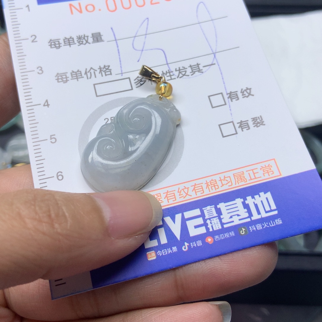 翡翠颈饰未镶嵌天然翡翠