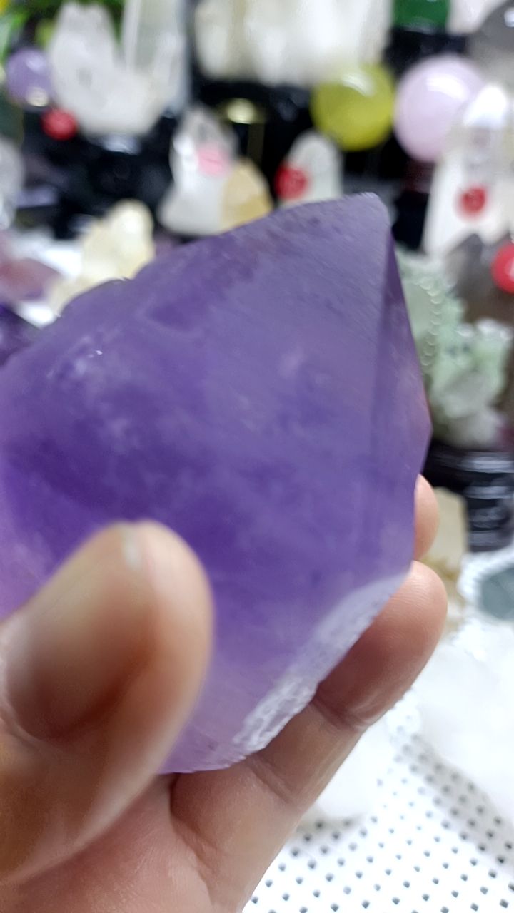 天然紫水晶家居摆件