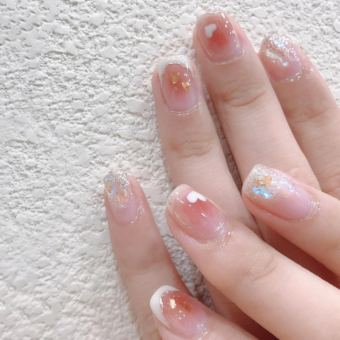 【免照灯】【Q52】朵媛儿凝胶甲贴持久防水甲贴ins指甲贴夏日