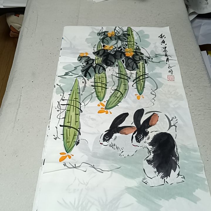 国画戴*才国画花鸟花鸟国画