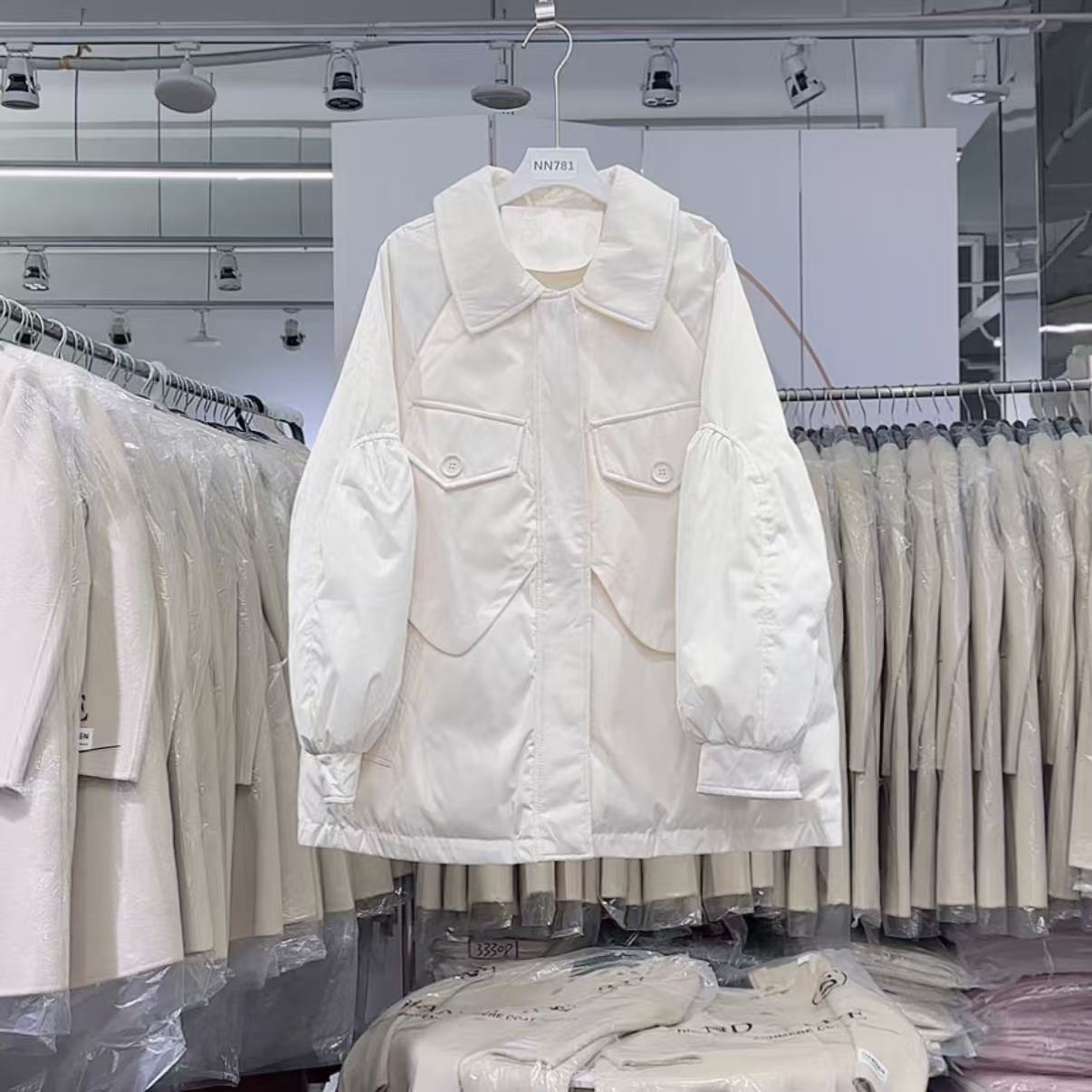 NN781时尚女装设计感棉衣显瘦洋气百搭