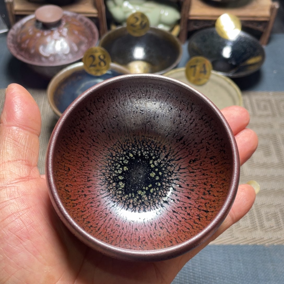 【闪购商品】茶盏柴烧建盏主人杯