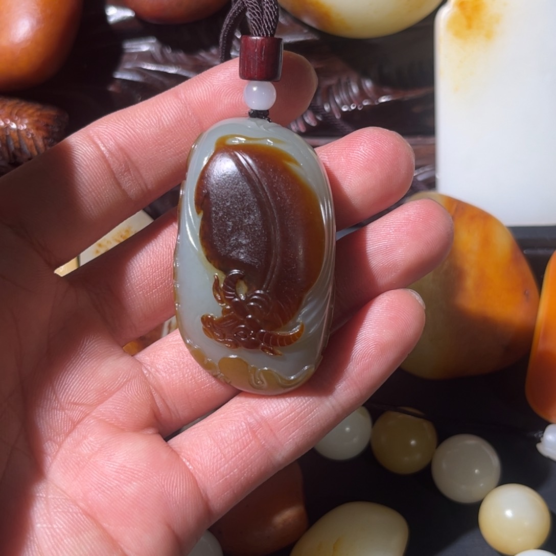 和田玉挂件未镶嵌