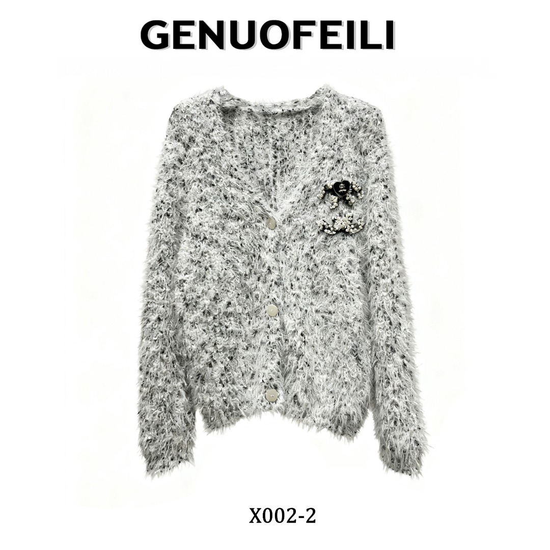 【COCO LESLEY】年轻时尚高级慵懒风秋冬宽松软糯针织衫精致开衫