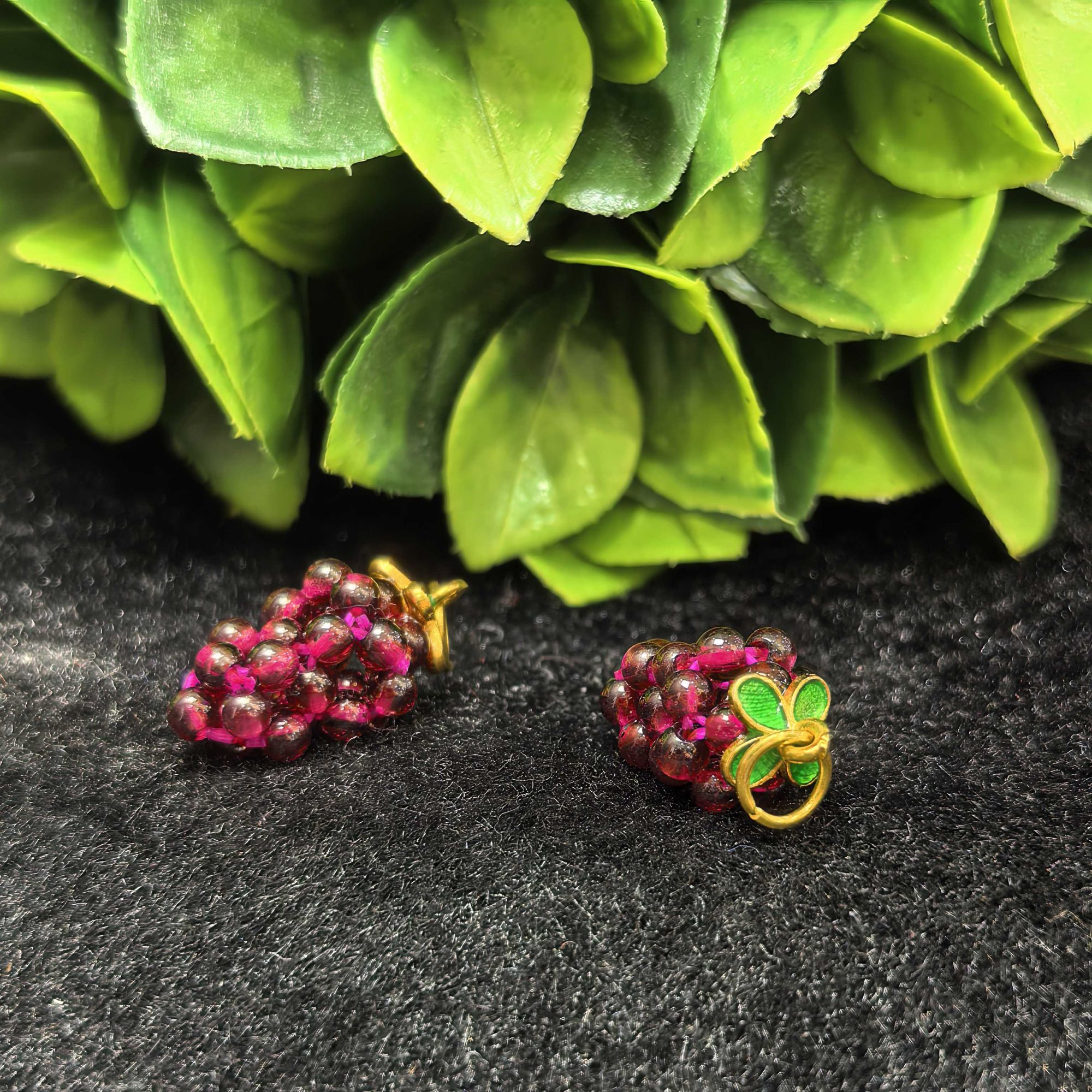 C11146【任会长珠宝】石榴石葡萄吊坠-配绳-多样性只发一件