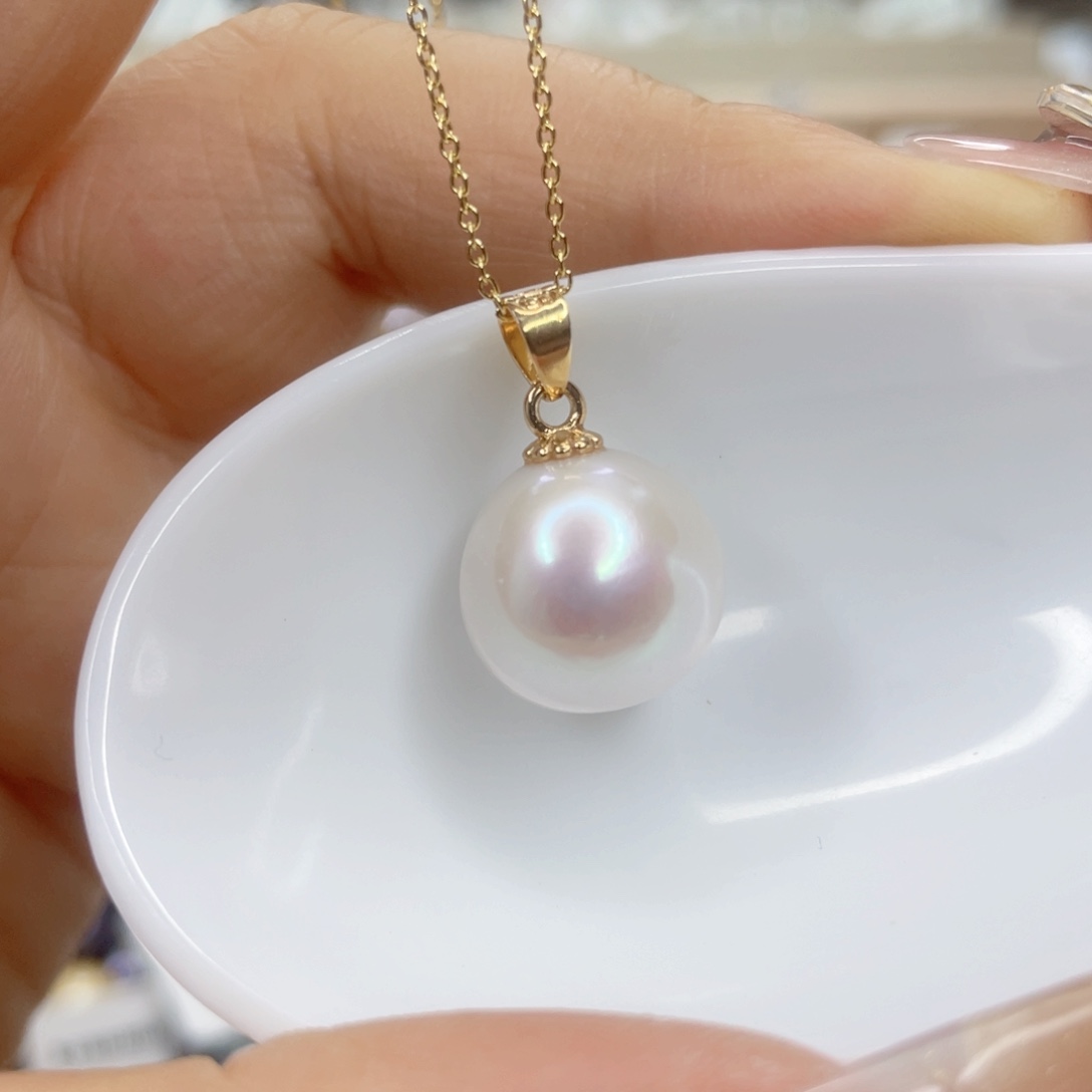 淡水珍珠未镶嵌吊坠(赠链)