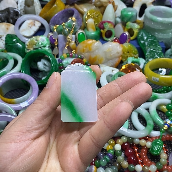 颈饰未镶嵌翡翠缅甸翡翠首饰配饰