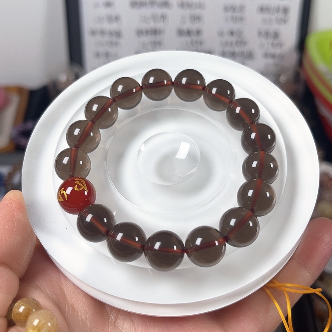 水晶手链未镶嵌?***姐