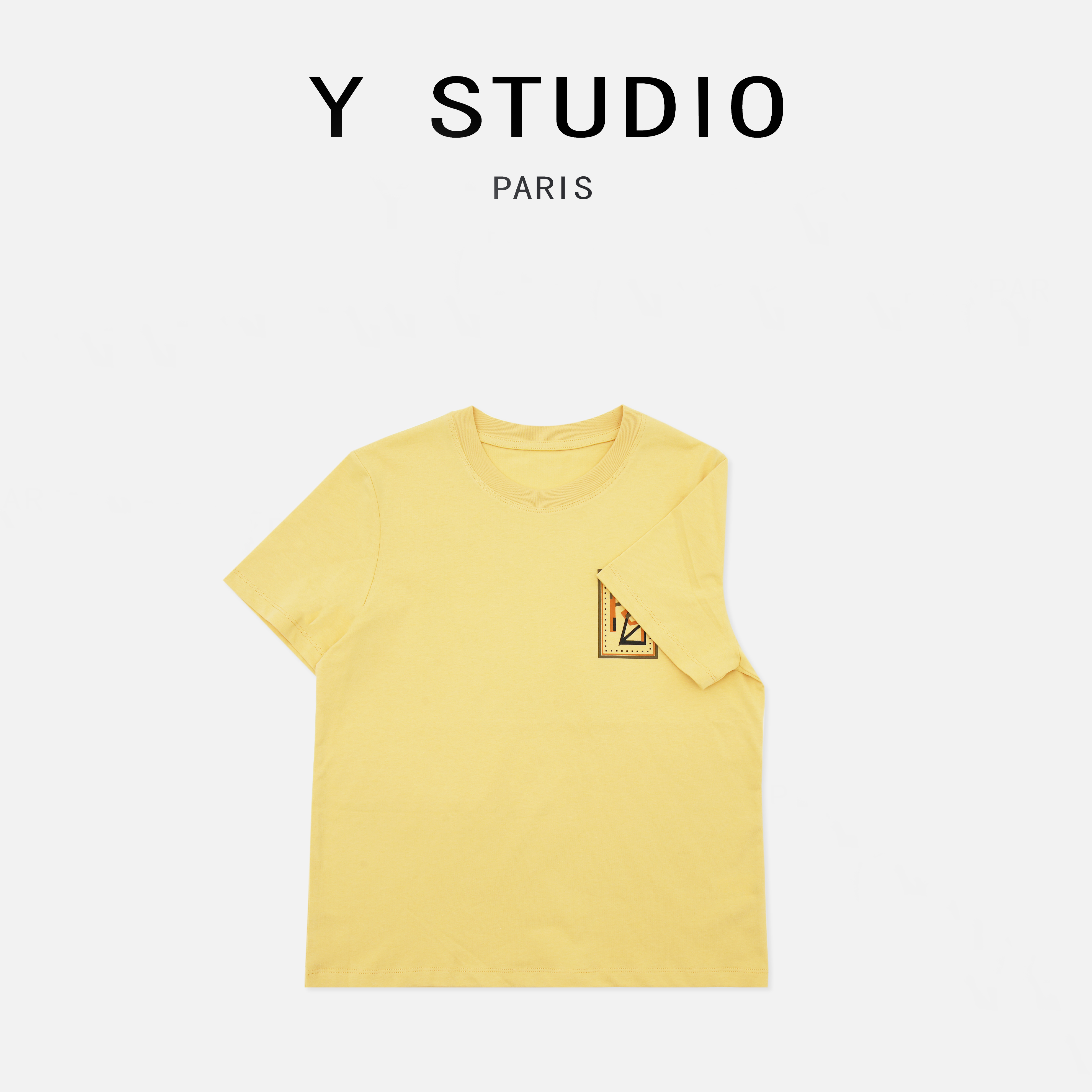 【大妮专属】（梦颖寻花）2025高街百搭设计简约时尚圆领短袖T恤