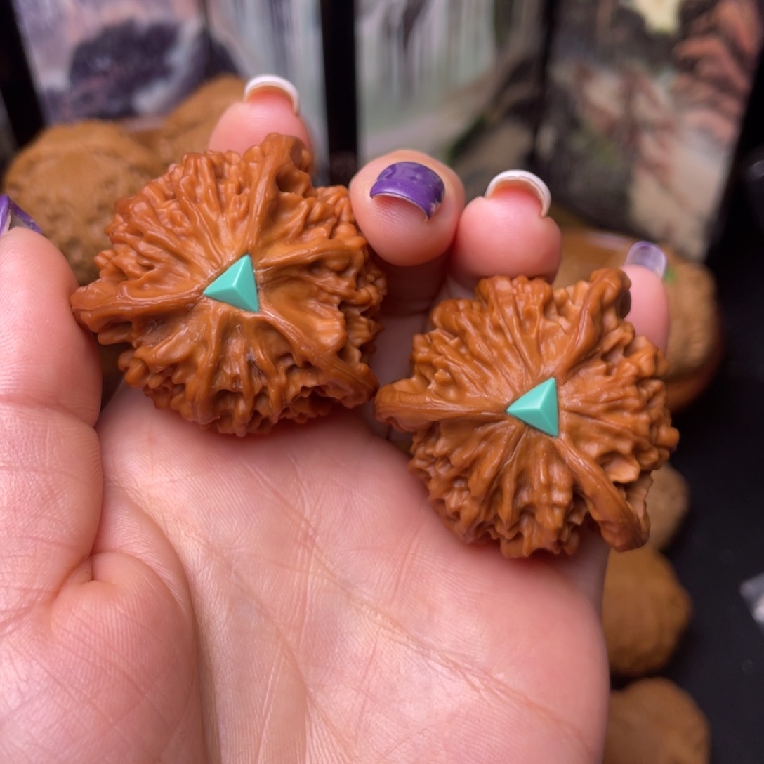 文玩核桃把件41全品天地圆正奔