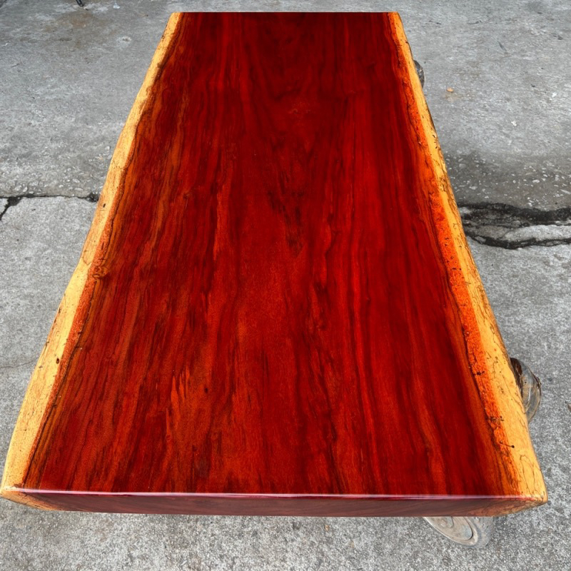 58号 160-72/73-6 自然边 原木整切实木大板桌茶桌办公桌