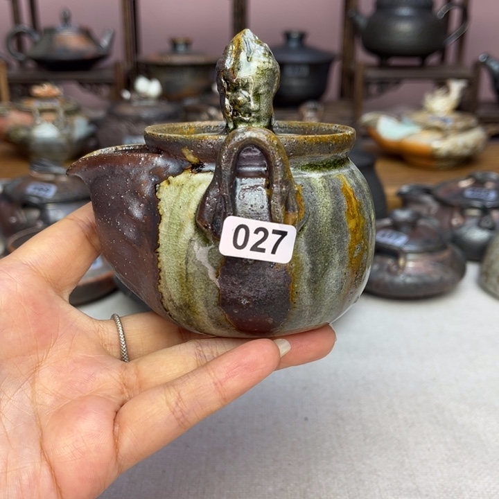 壶裸柴烧陶瓷茶具