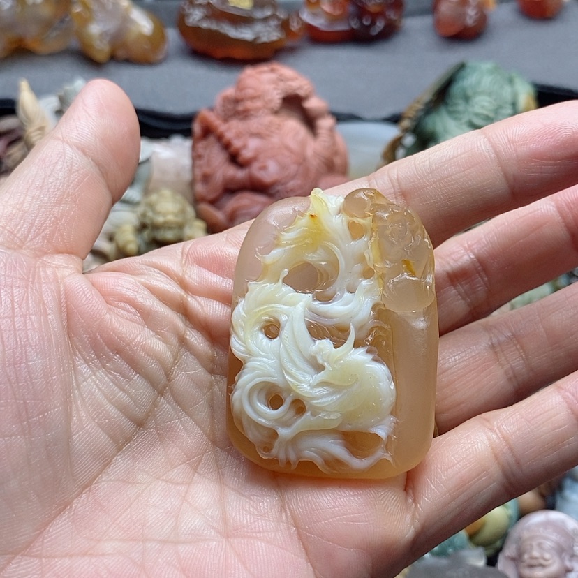 【闪购商品】未镶嵌吊坠定制玛瑙