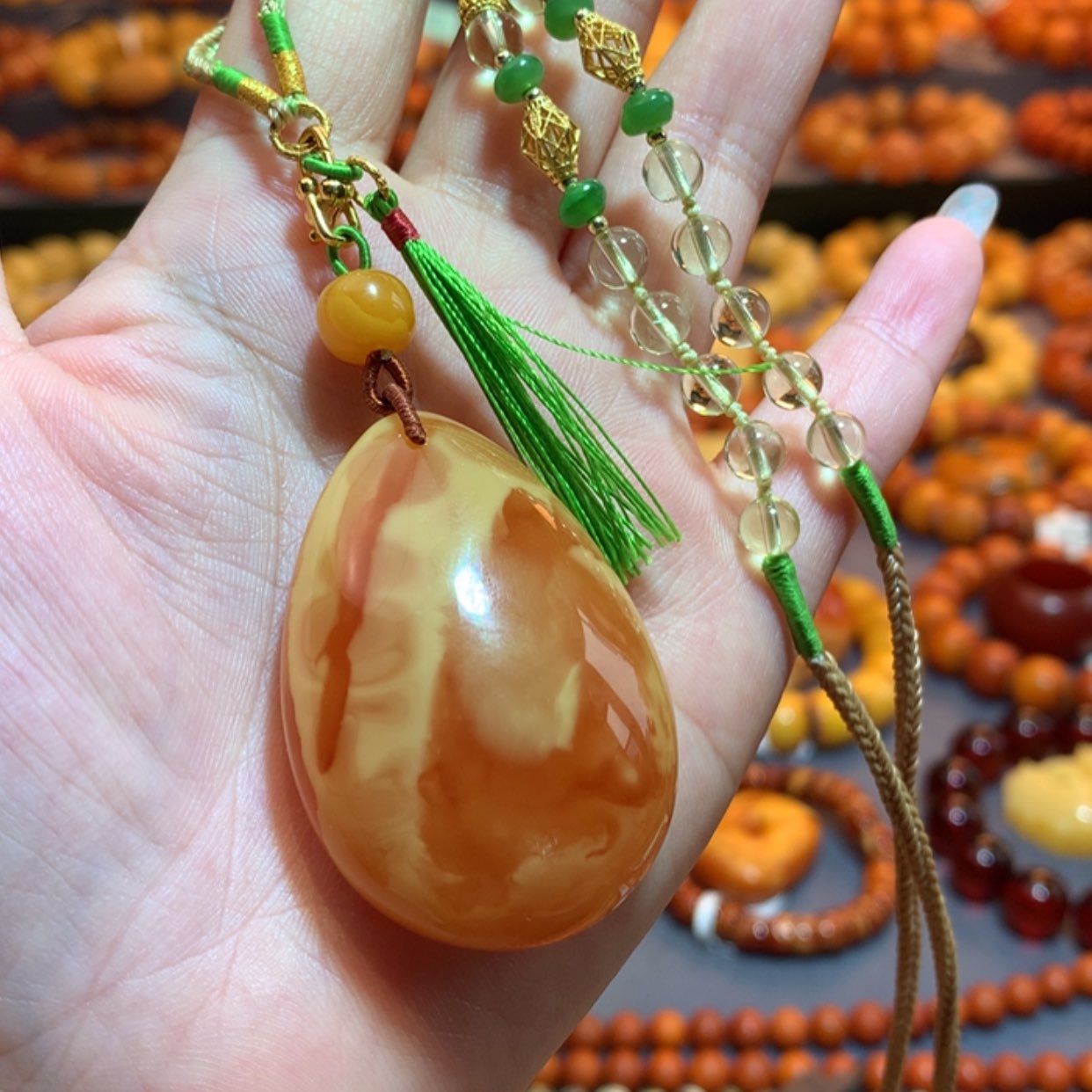 【闪购商品】未镶嵌吊坠(赠链)蜜蜡