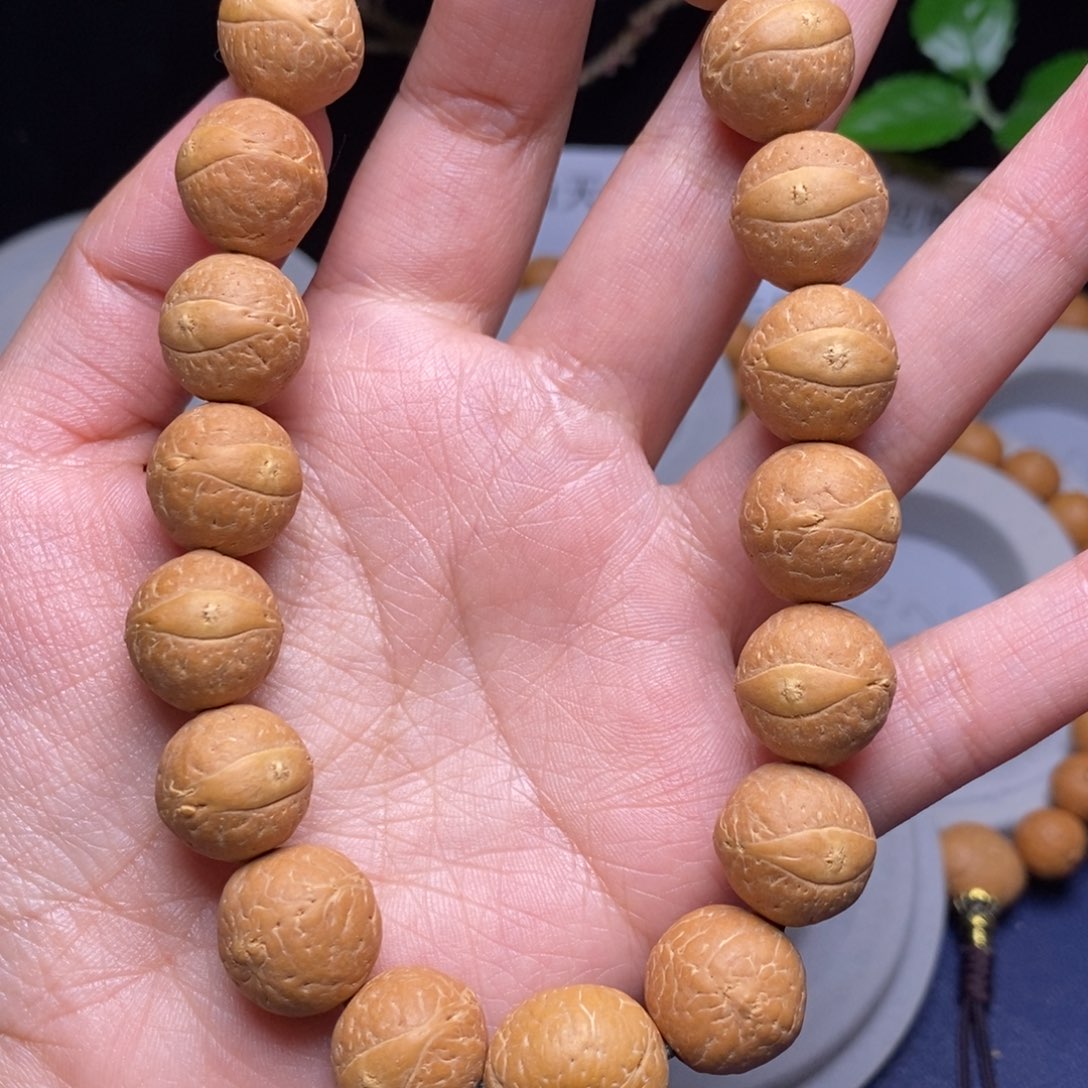 凤眼菩提吊坠14.5手串