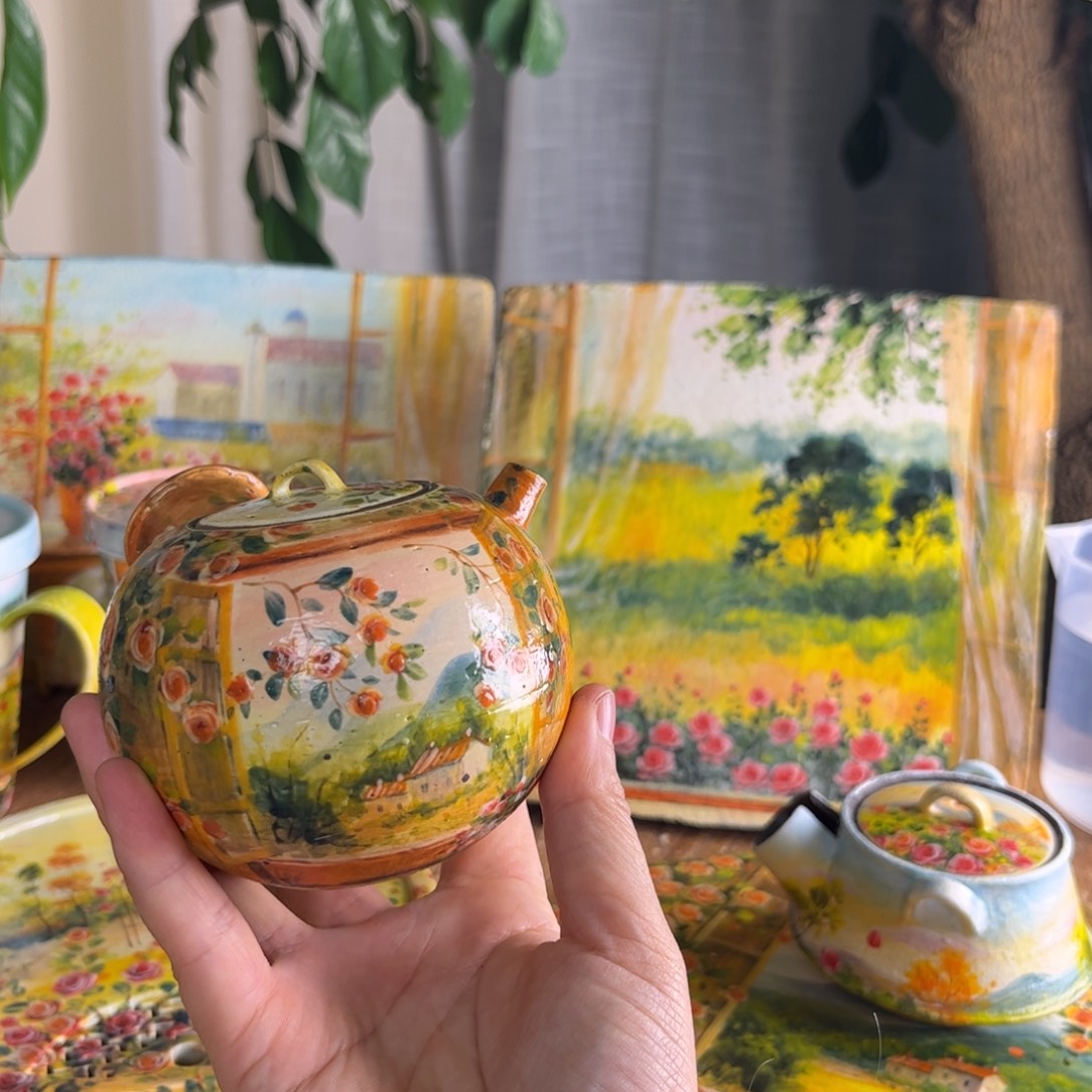 景****釉下五彩斑斓色彩