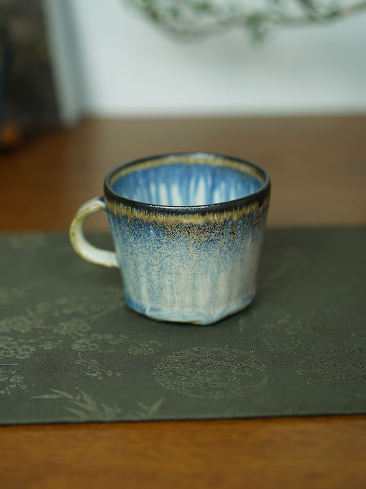 伊禾集物 日本丹波烧手工匠人 仲冈信人 马克杯 咖啡杯 89#
