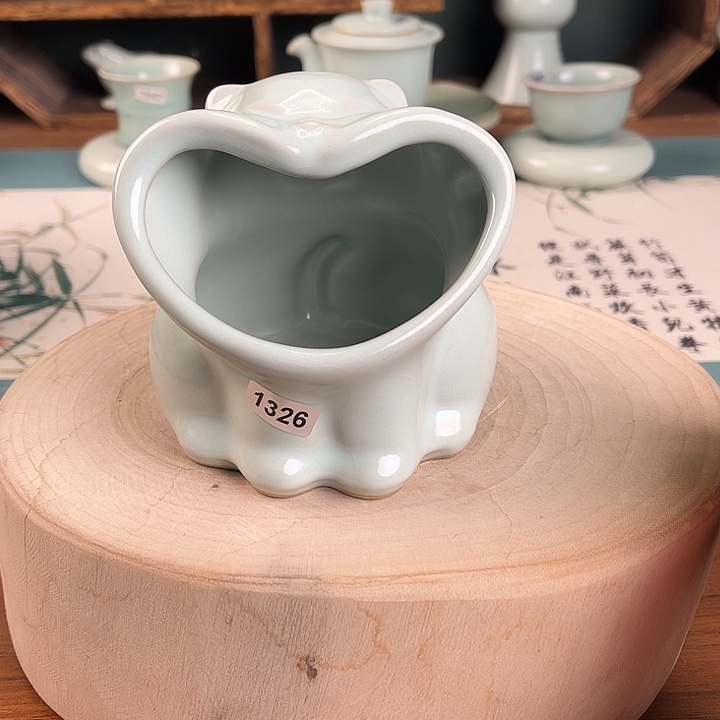 杯1326 青鸾汝瓷汝州微瑕