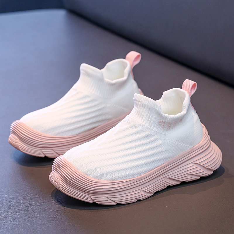 秋款运动休闲鞋学生卡通童鞋袜子鞋运动鞋