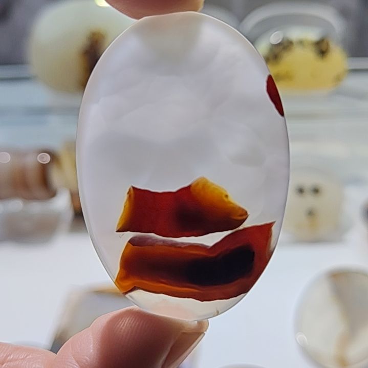 玛瑙/玉髓未镶嵌吊坠(不含链)87号