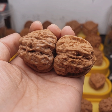 把件文玩核桃瓶*盖