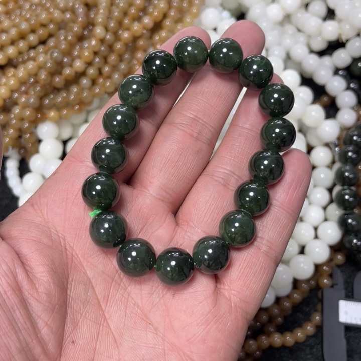 和田玉未镶嵌手链