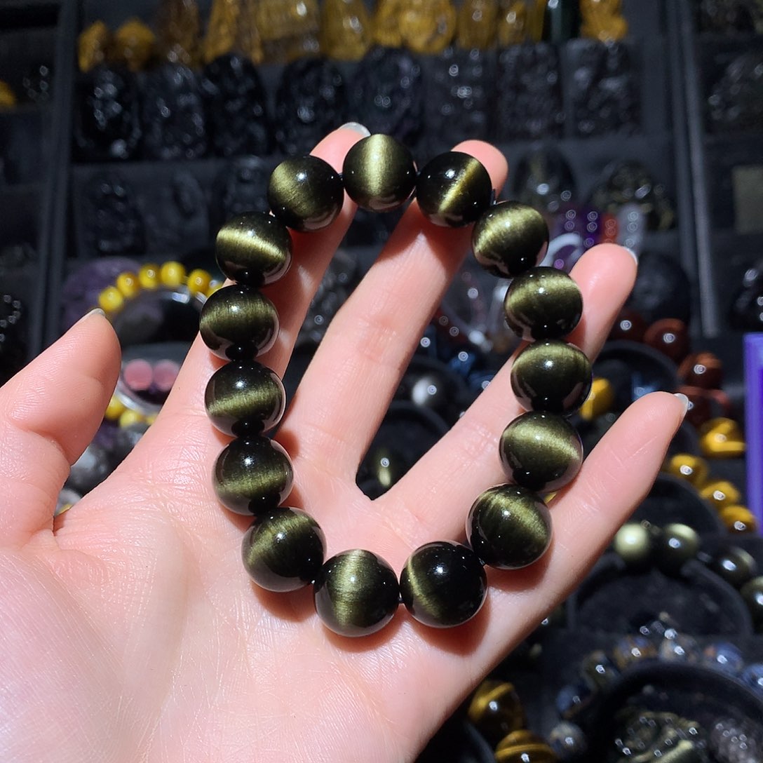 黑曜岩手链未镶嵌米*