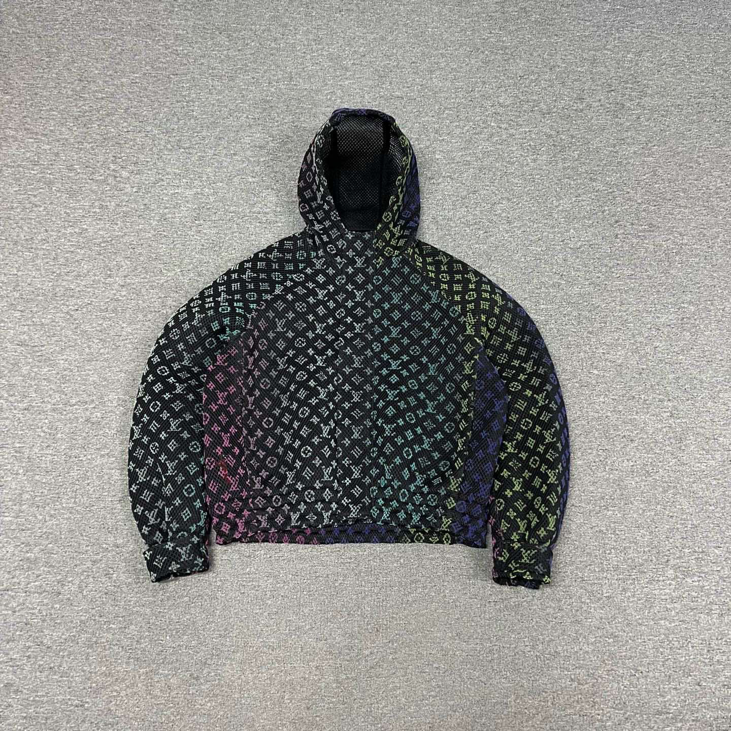 99新 LouisVuitton/路易威登 渐变满印老花 网眼外套 99新 52码