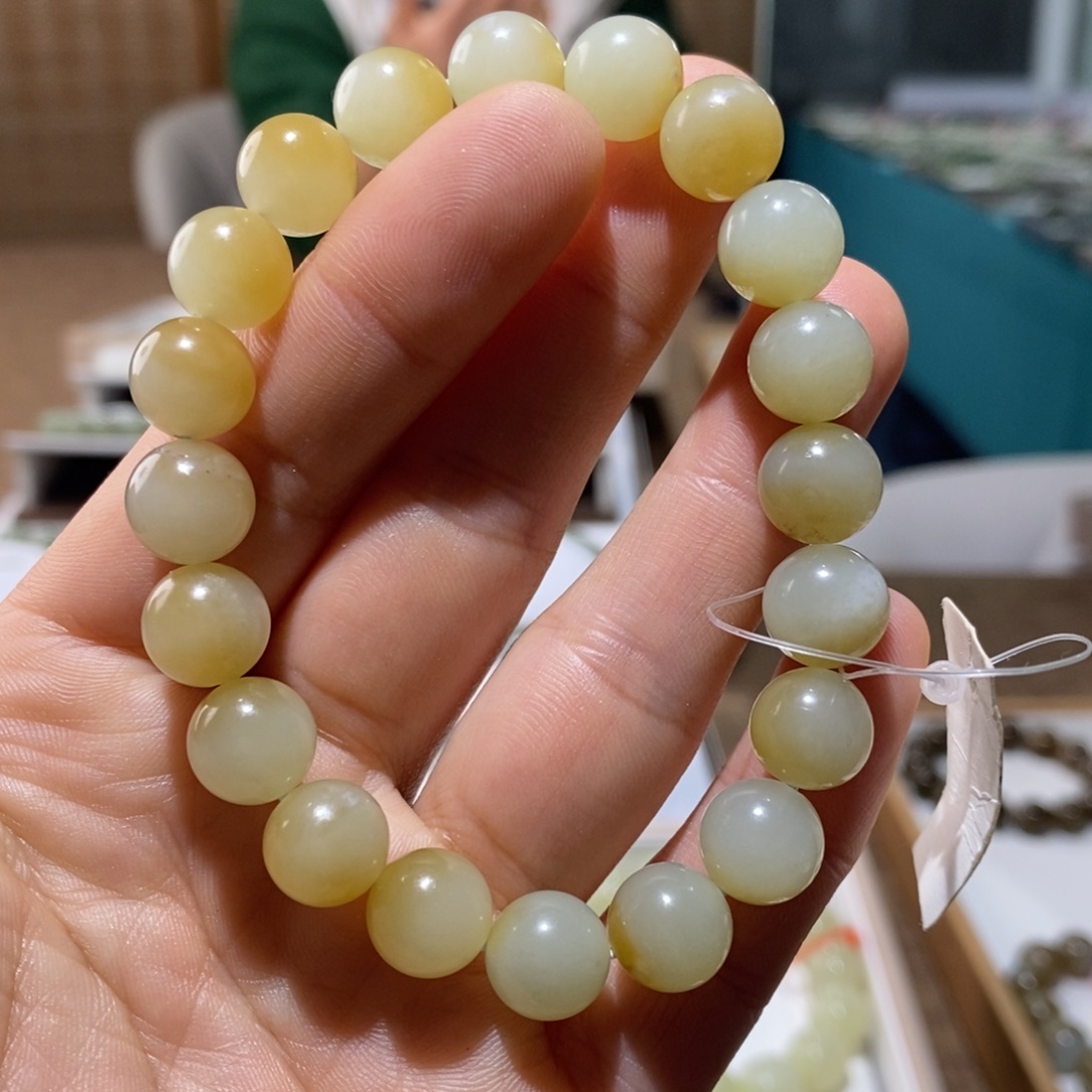 和田玉未镶嵌手链110